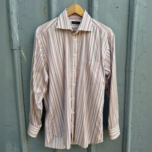 Burberry  London Vintage Longsleeve Buttondown Cotton Shirt, size 15 1/2”